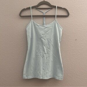 Lululemon Power Pose Tank size 8 baby blue color
